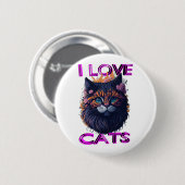 Niedliche und liebliche Katze s5 Button (Vorne & Hinten)