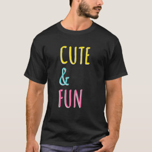 Niedliche und lustige handgezeichnete Typografie-L T-Shirt