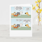 Niedliche und lustige Hunde Plan Dog Park Tour Geb Karte (Gelbe Blume)