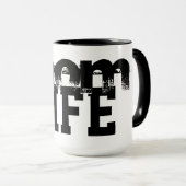 niedliche und lustige MAMA LIFE | Tasse (VorderseiteRechts)