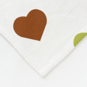 Niedliche und lustige Mangoificent Mango Fleecedecke (Ecke)