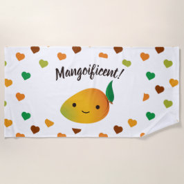 Niedliche und lustige Mangoificent Mango Strandtuch