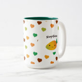 Niedliche und lustige Mangoificent Mango Zweifarbige Tasse (VorderseiteRechts)