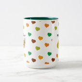 Niedliche und lustige Mangoificent Mango Zweifarbige Tasse (Mittel)