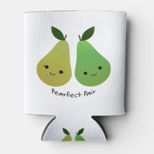 Niedliche und lustige Pearfect Pair Birnen Dosenkühler