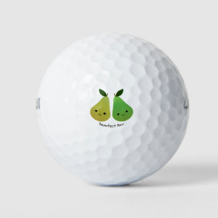Niedliche und lustige Pearfect Pair Birnen Golfball