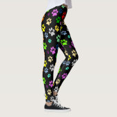 Niedliche und lustige Pet Paws Print Pattern Leggings (Rechts)