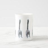 Niedliche und lustige Ring-angebundene Lemurs Porzellantasse (Vorderseite)