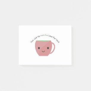 Niedliche und lustige So Matcha Liebe Post-it Klebezettel