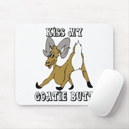 Niedliche und lustige Ziegenmousepad Mousepad (Mit Mouse)