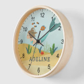 Niedliche und magische Meerjungfrauen Uhr (Winkel)