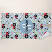 Niedliche und moderne Bauernmöbelkinder Strandtuch (Vorderseite)