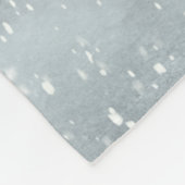 Niedliche und moderne Blaue Winterpinguine Kinder Fleecedecke (Ecke)