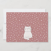 Niedliche und moderne Küche mit Foto zum Geburtsta Dankeskarte (Rückseite)