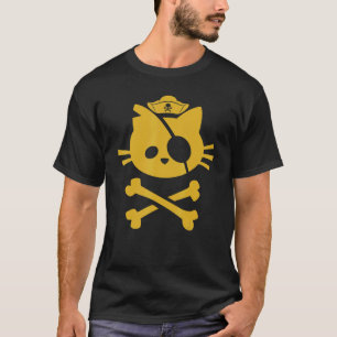 Niedliche und Piraten Kinder Katze 2 T-Shirt
