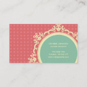 Niedliche und Playful Geschäfts-Karten Visitenkarte (Rückseite)