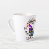 Niedliche und Punny Witch Cat Milchtasse (Linke Ecke)