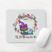 Niedliche und Punny Witch Cat Mousepad (Mit Mouse)