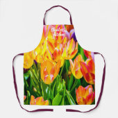 Niedliche und schicke Blume Schürze (Vorderseite)
