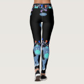 NIEDLICHE UND SCHNELLE RINDERKRISTMAS LEGGINGS (Rückseite)