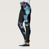 NIEDLICHE UND SCHNELLE RINDERKRISTMAS LEGGINGS (Links)