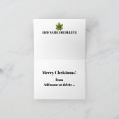 Niedliche und sonderbare Grußkarte Dankeskarte (Innenseite)