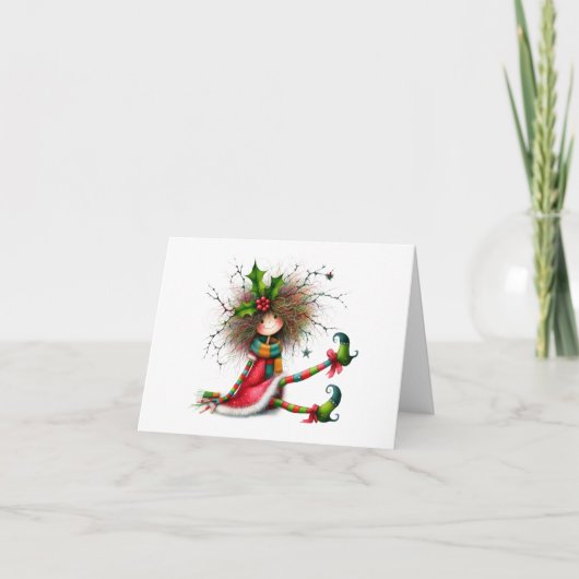 Niedliche und sonderbare Grußkarte Dankeskarte (Vorderseite)