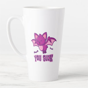 Niedliche und sonnige Halloween Vampire Fledermäus Milchtasse