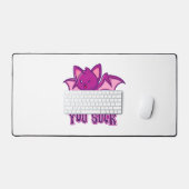 Niedliche und sonnige Halloween Vampire Fledermäus Schreibtischunterlage (Tastatur & Maus)