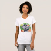 Niedliche und sonnige Pflanze Lover T - Shirt (Vorne ganz)