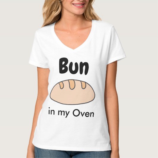 Niedliche und sonnige Schwangerschaft im Ofen T-Shirt (Vorderseite)