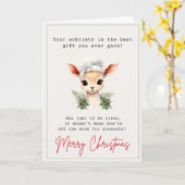 Niedliche und sonnige Weihnachten Karte (Gelbe Blume)