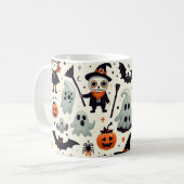 Niedliche und spöttische Halloween-Muster-Tasse Kaffeetasse (Vorderseite Links)