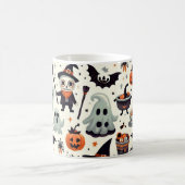 Niedliche und spöttische Halloween-Muster-Tasse Kaffeetasse (Mittel)