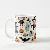 Niedliche und spöttische Halloween-Muster-Tasse Kaffeetasse (Links)