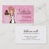 Niedliche und süße Bäckerei-Geschäfts-Karten Visitenkarte (Vorne/Hinten)