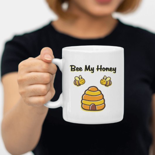 Niedliche und süße Biene Mein Honey Beehive T - Sh Zweifarbige Tasse
