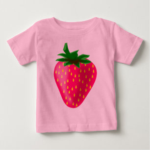Niedliche und süße Erdbeere Baby T-shirt