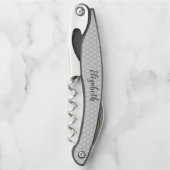 Niedliche und trendige Polka-Punkte Kellnermesser (Vorderseite)