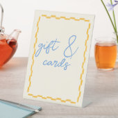 Niedliche und trendy Baby Duschsignaturen und Gesc Sockelschild (In Situ)