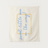 Niedliche und trendy Babydusche Wandteppich (Vorderseite)