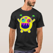 niedliche und verrückte Monster T-Shirt (Vorderseite)