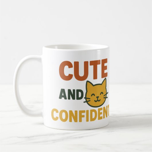 Niedliche und vertraute Cat Tasse Funny Inspiron (Links)