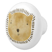 Niedliche und Whimsical Baby Bear Face Keramikknauf (Rechts)