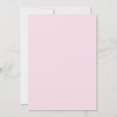 Niedliche und Whimsical Kitty Bridal Dusche Einlad Einladung (Rückseite)