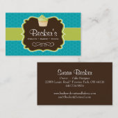 Niedliche und WhimsicalBakery Geschäfts-Karte Visitenkarte (Vorne/Hinten)