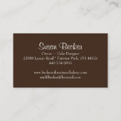 Niedliche und WhimsicalBakery Geschäfts-Karte Visitenkarte (Rückseite)