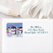 Niedliche und Whimsikschneemänner (Insitu)