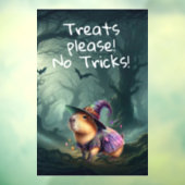 Niedliche und witzige Halloween Capybara Fensteraufkleber (Blatt 3)