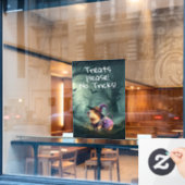 Niedliche und witzige Halloween Capybara Fensteraufkleber (Café-Fenster)